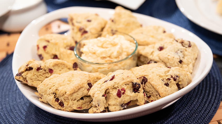 Cranberry Orange Scones - My Health Magazine